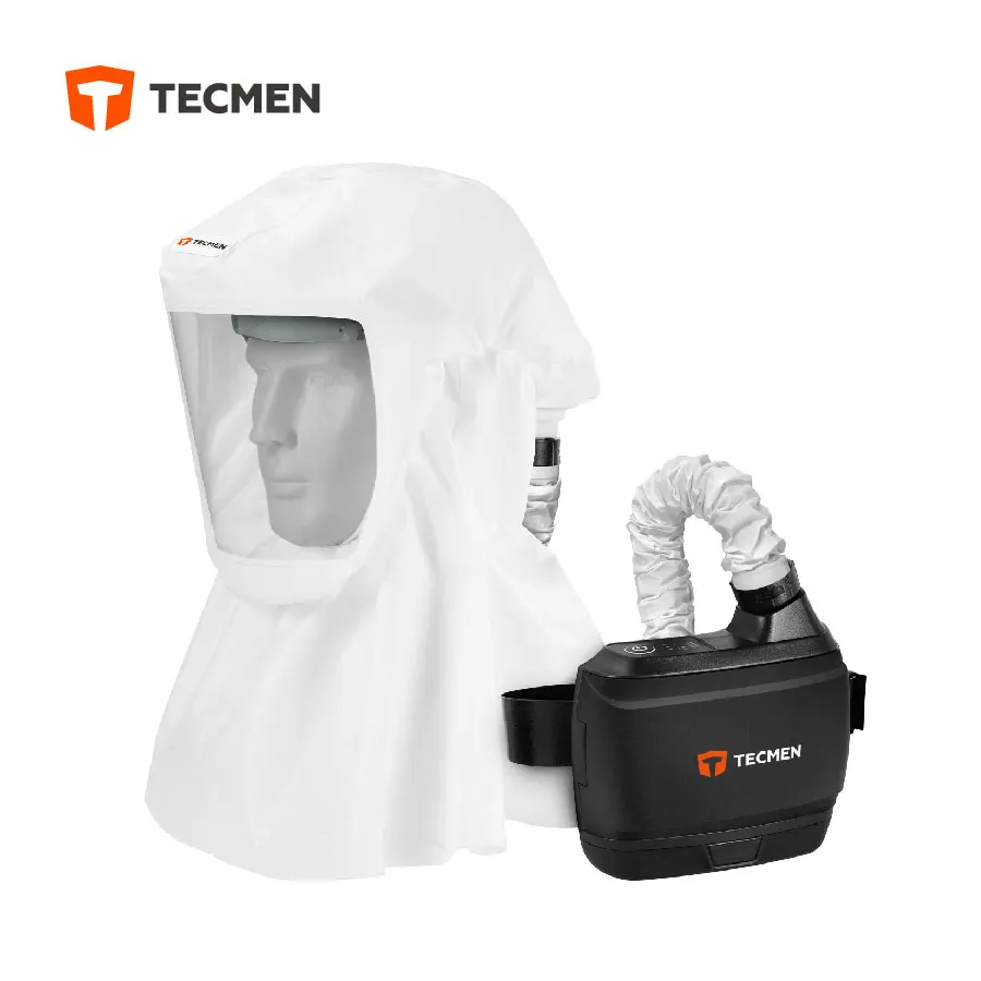 
TECMEN Freflow V1 TM-H2 Powered Air Purifying Hooded Respirator-s PAPR 