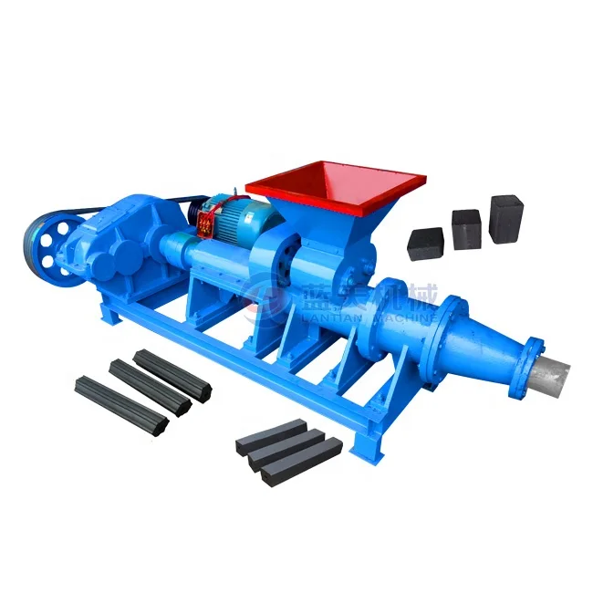 China factory screw type extruder coal rod forming machine
