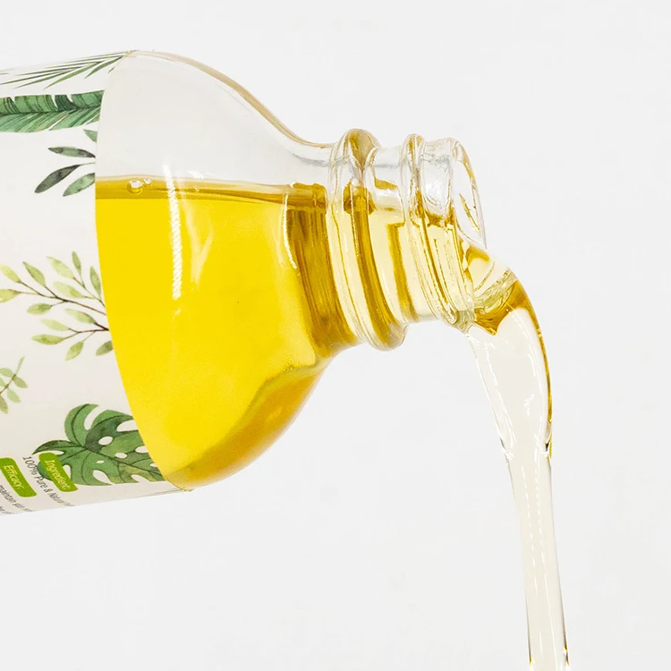 Private Label Cold Pressed Bulk SPA vegetable Pure Natural Organic Massage Hair Face Body Skin Care Carrier Plant Oil