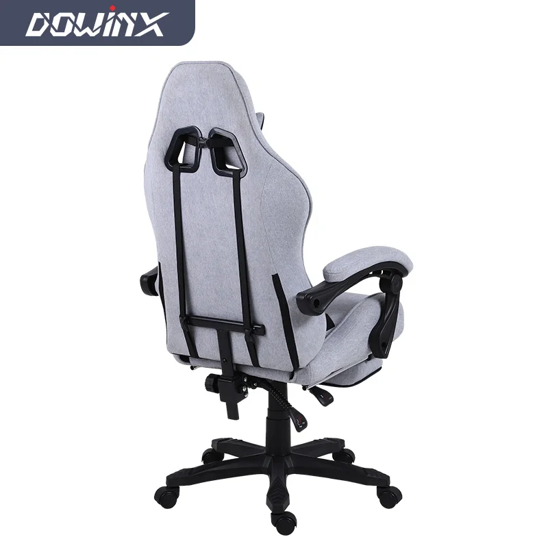 Soft fabric gaming chair comfortable somatosensory can lie down large quantities of low-cost chairs