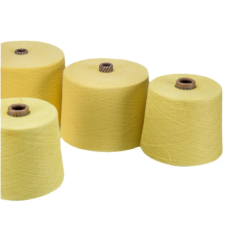 special para-aramid spun yarn for knitting and weaving fabric