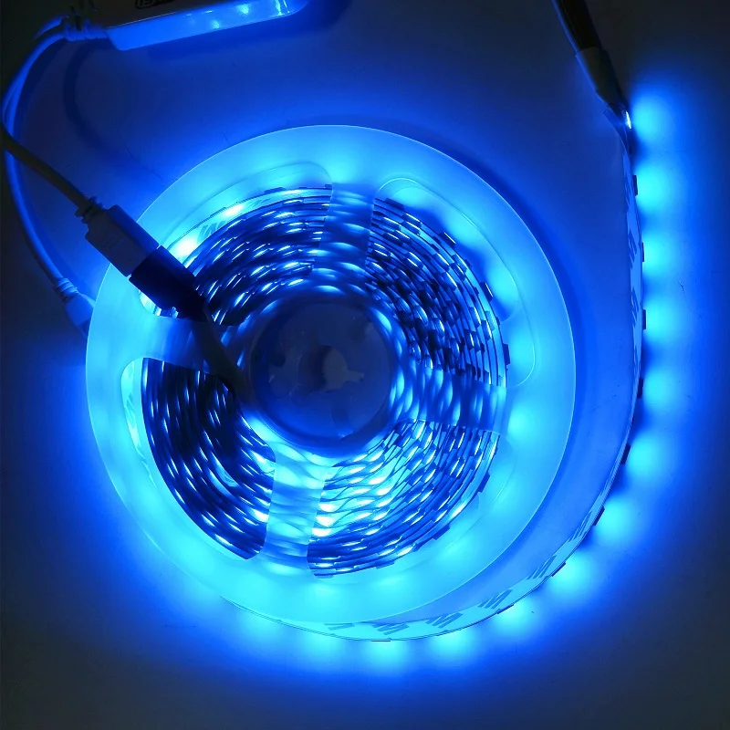 60LEDS per meter 5meter per roll 12VDC Waterproof IP65 Color Changeable LED 5050 RGB WIFI Controller Strip Light smart strip lights