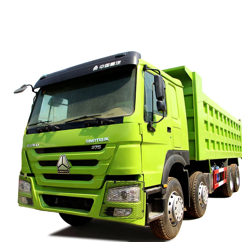 Used 8x4 12 Wheelers 375 hp 30 Cubic Meters 50 60 Ton Heavy Loading Mining Howo Dump Trucks With Sinotruk Engine