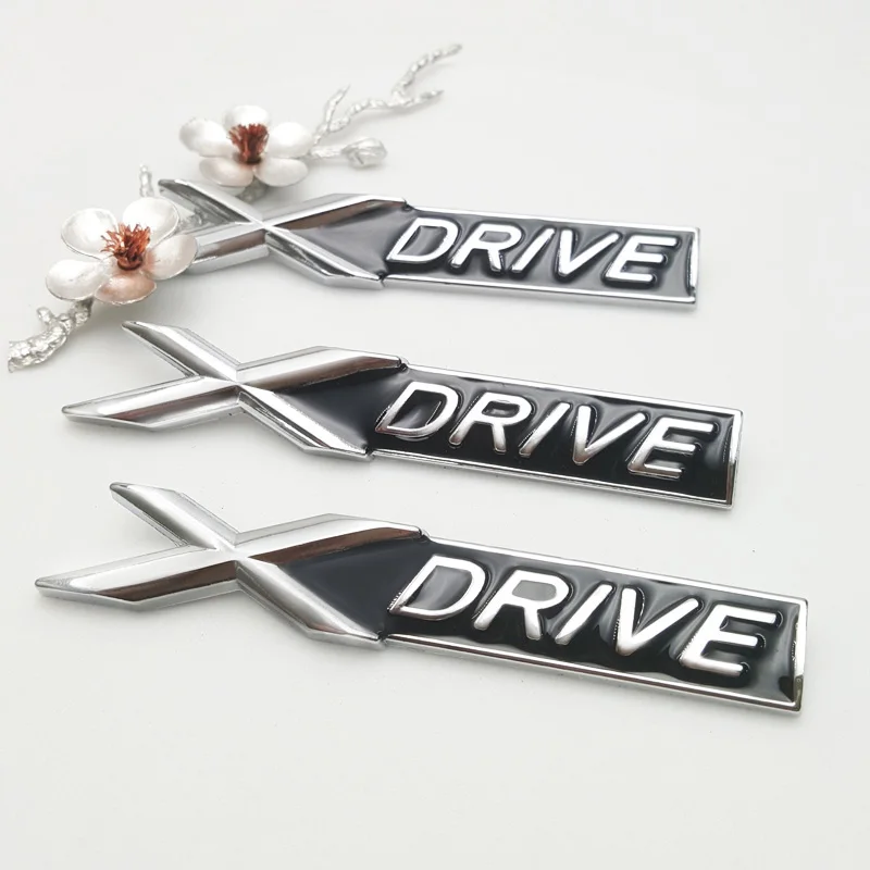 Factory wholesale custom metal car brand logo label and chrome electroplating auto car metal car stickers