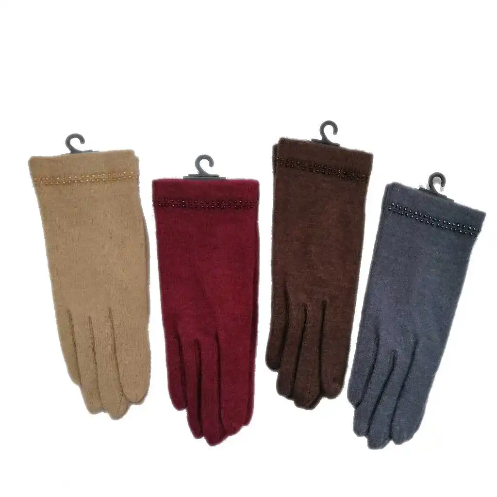 
Hand warm winter women fashion wool made fitness knitted gloves 