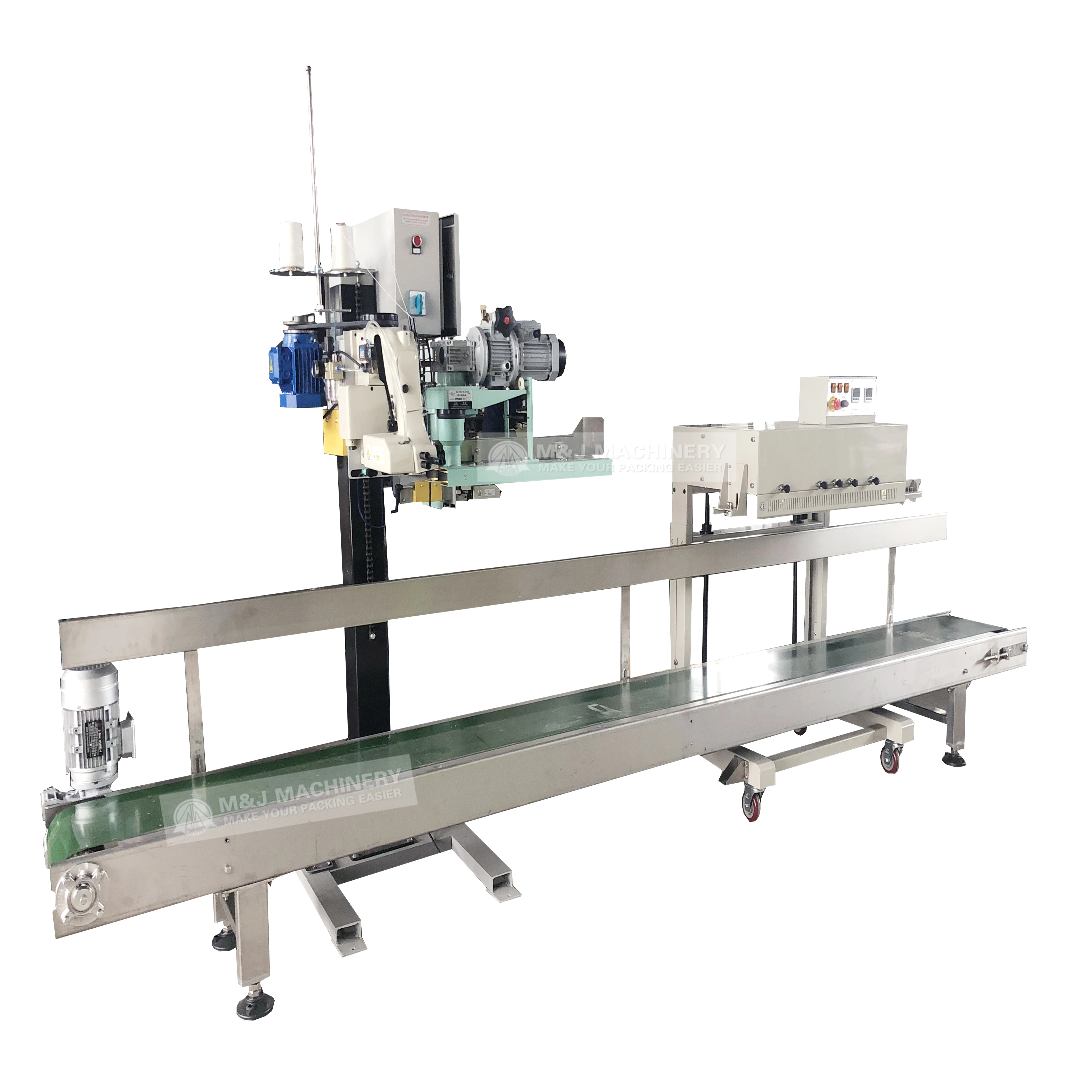 Cutting and sewing machine for plastic bags