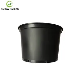 Hydroponics Plastic PE Poly Grow Bag with Bottom Hole Plant Pot Vegetables Nursery Bags Home Garden Accessory