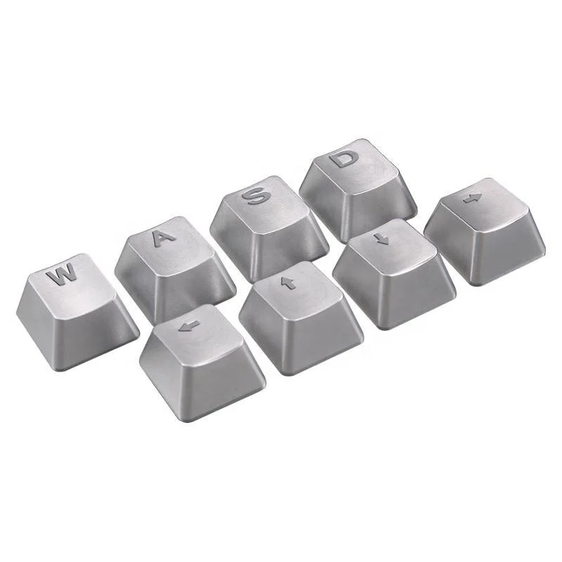 China Custom made anodized Aluminum cnc mechanical keyboard keycaps
