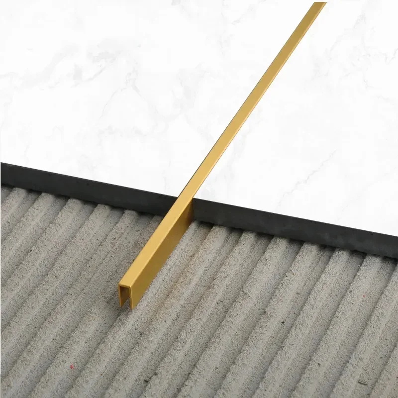 Factory Customized U Shape Metal Stainless steel trimming strip For Wall And Ceiling Decorative trimming strip