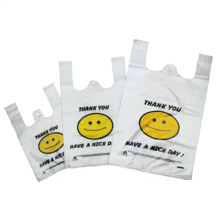 Two Line Automatic High Speed Plastic T shirt Bag Making Machine