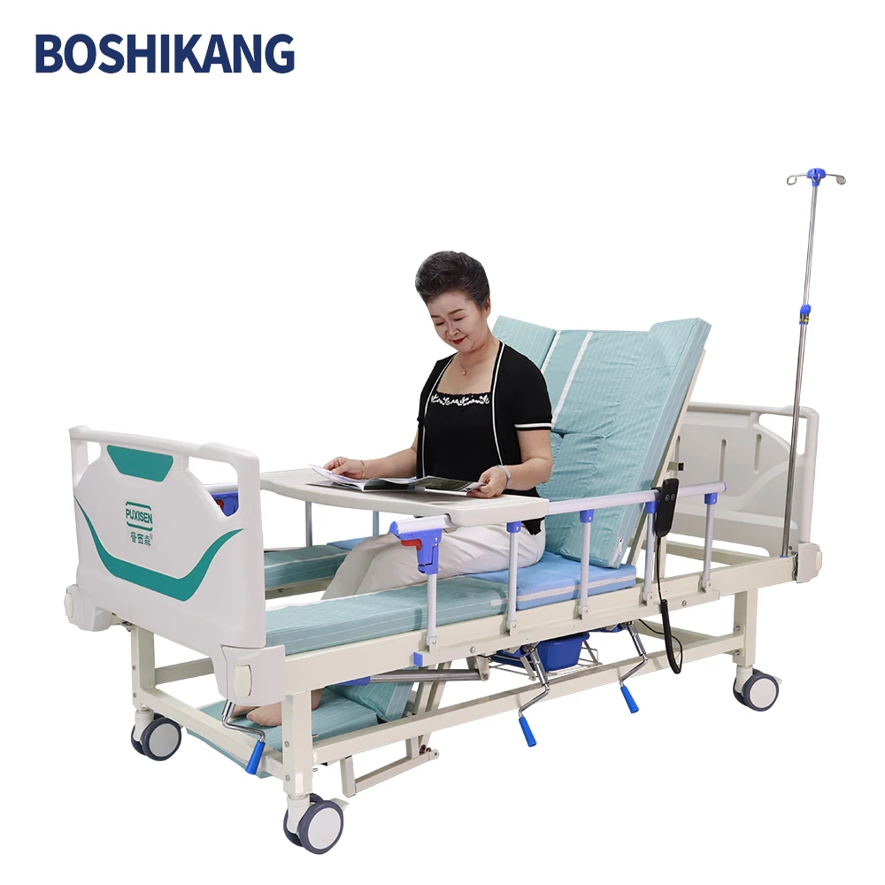 High Quality patient bed with attach chair second hand medical bed free used hospital beds