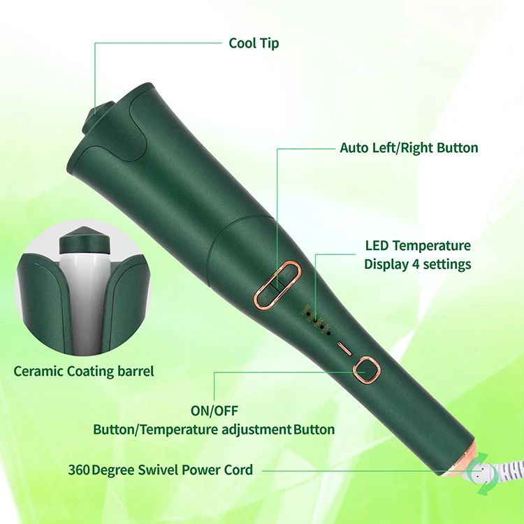 Hair Curler Fast Heating Curling Iron Rotating Automatic Hair Curling Iron For Women