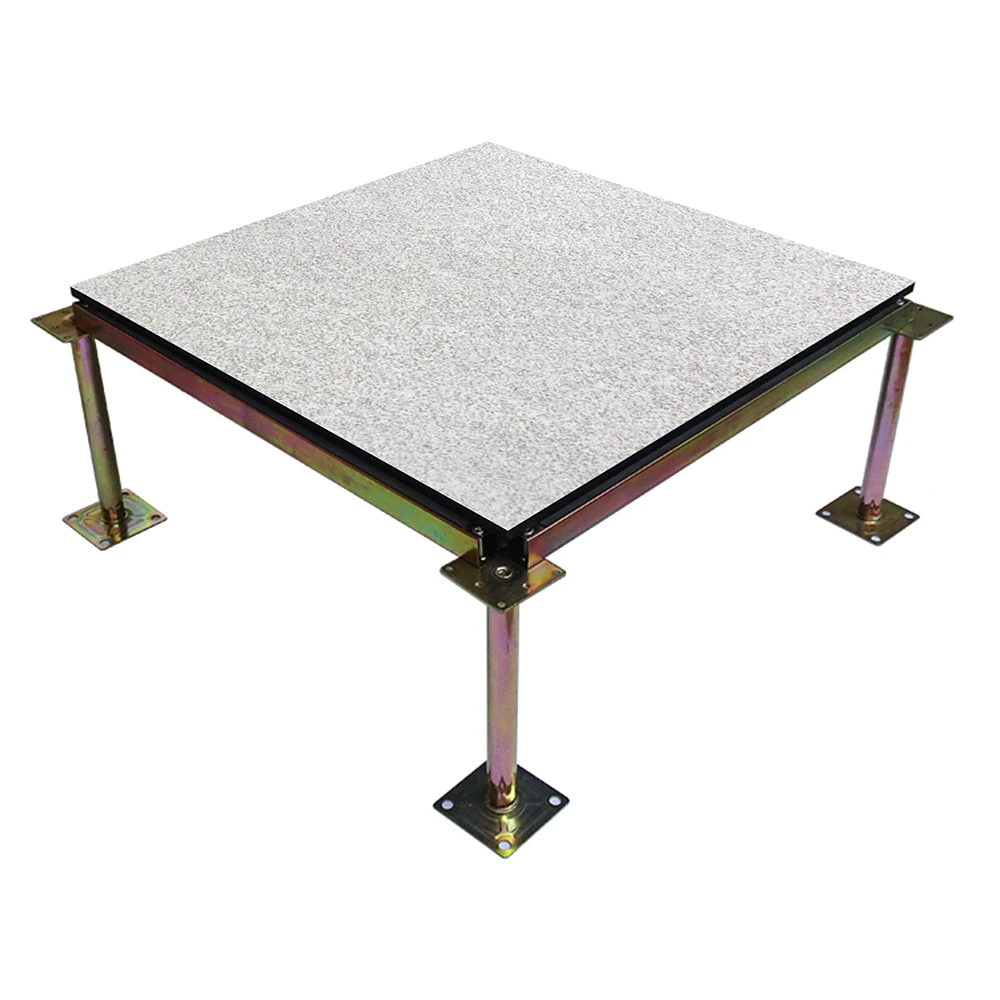 Professional technical 600x600 anti-static floor tiles Straight laying data center antistatic ceramic floor tiles