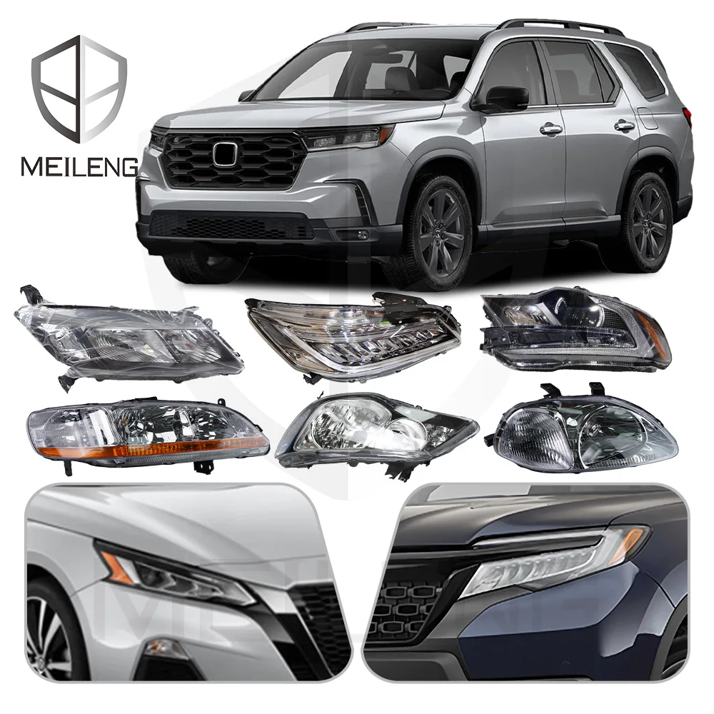 MEILENG Wholesale Auto lighting systems For Honda Hyundai Nissan Toyota Led headlights Halogen xenon headlights Headlamps More