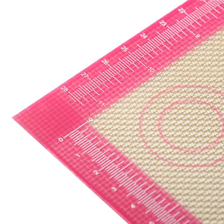 Custom Heat Resistant Fiberglass Cloth Silicone Baking Mat