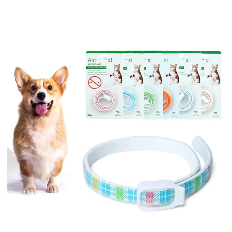 Summer Cat And Dog Collar Plant Essential Oil Insect Repellent And Lice Removal Collar  For Pet In Stock