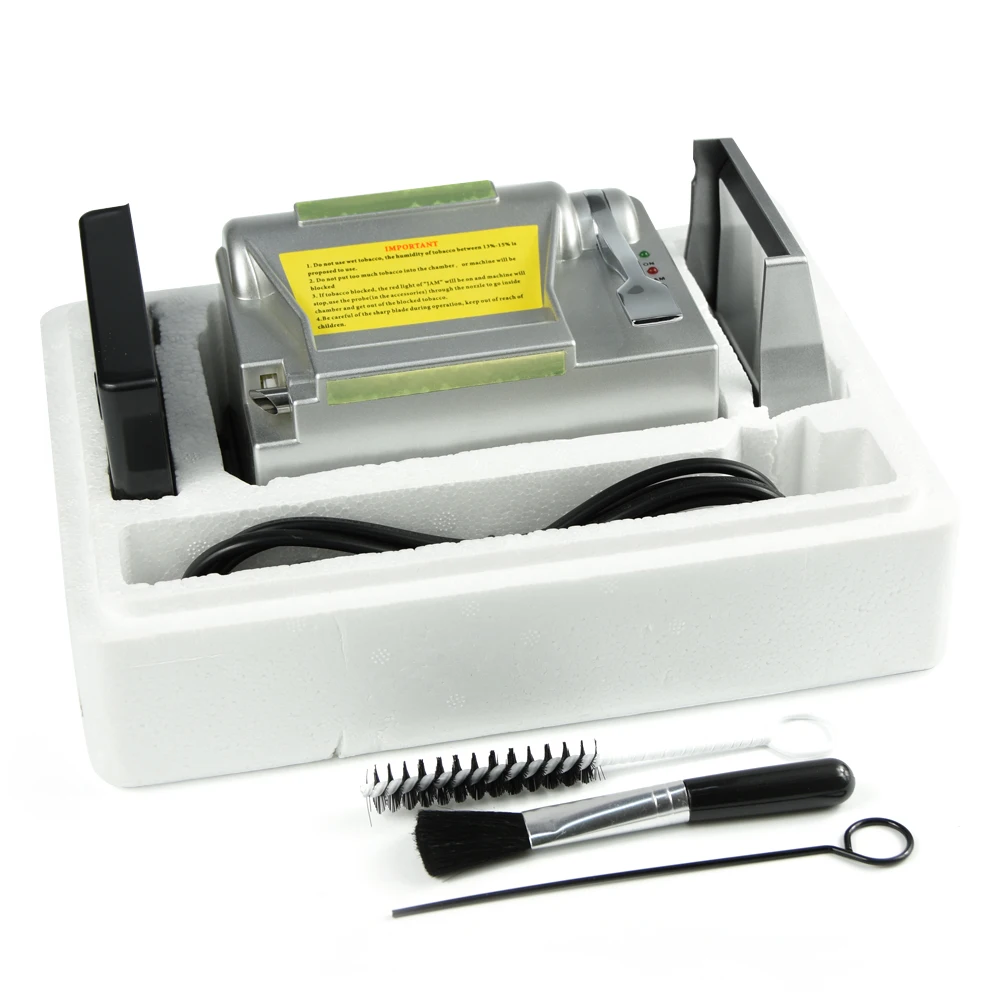 2023 Wholesale High Quality 8mm 6.5mm Metal Smoking Accessories Custom Logo Electric Automatic Cigarette Rolling Machine