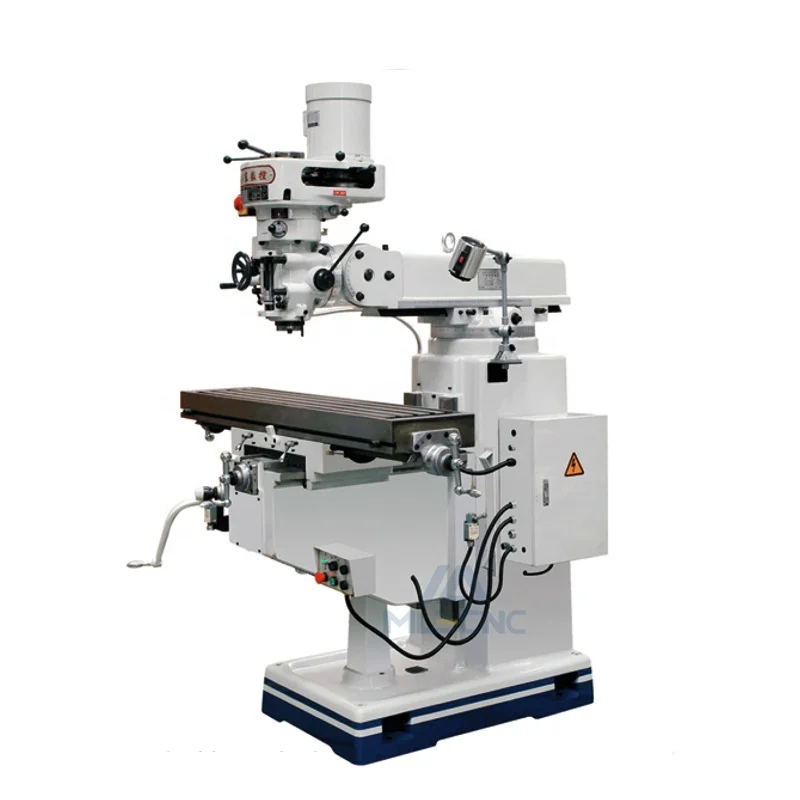 low price universal turret milling machine x6323 with vertical milling head