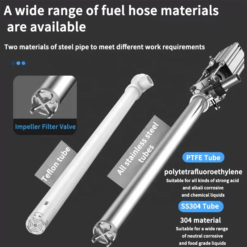 Pneumatic drum pumps stainless steel high viscosity 316 sanitary plunger piston air operated barrel drum pump air viscous fluid