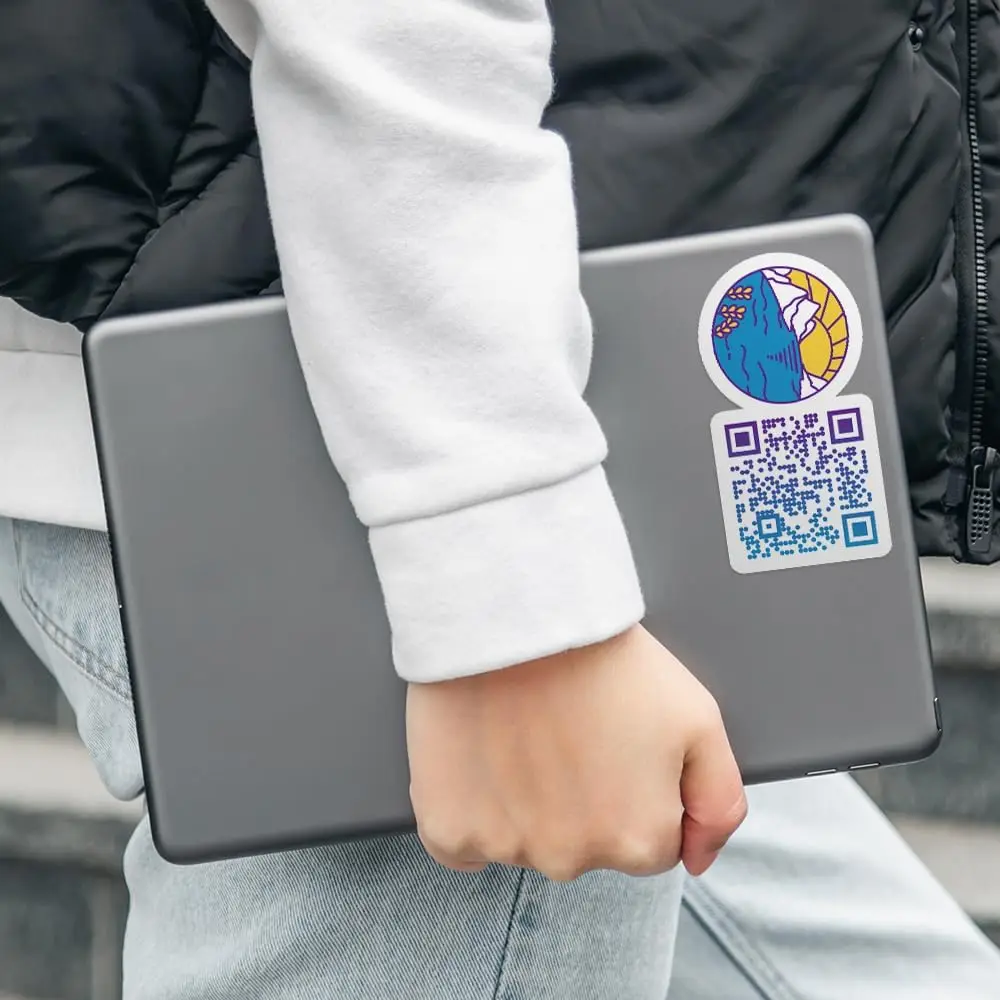 Водонепроницаемая бумага QR-код этикетка наклейка настраиваемый штрих-код с сильной постоянной адгезией промышленного использования в супермаркете