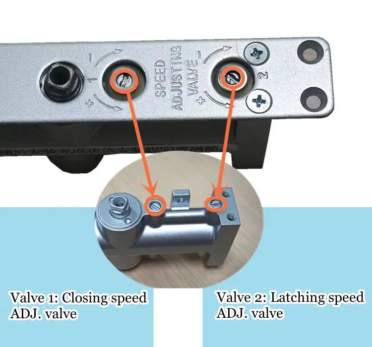 
Professional Design Heavy Duty Concealed Hydraulic Door Closer Exclusive EN5 Max 120kg Slide back 