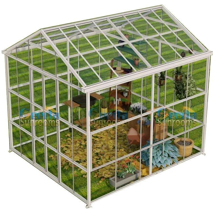 Outdoor greenhouse with polycarbonate for plant protection covers safety pc board green house kit on sale