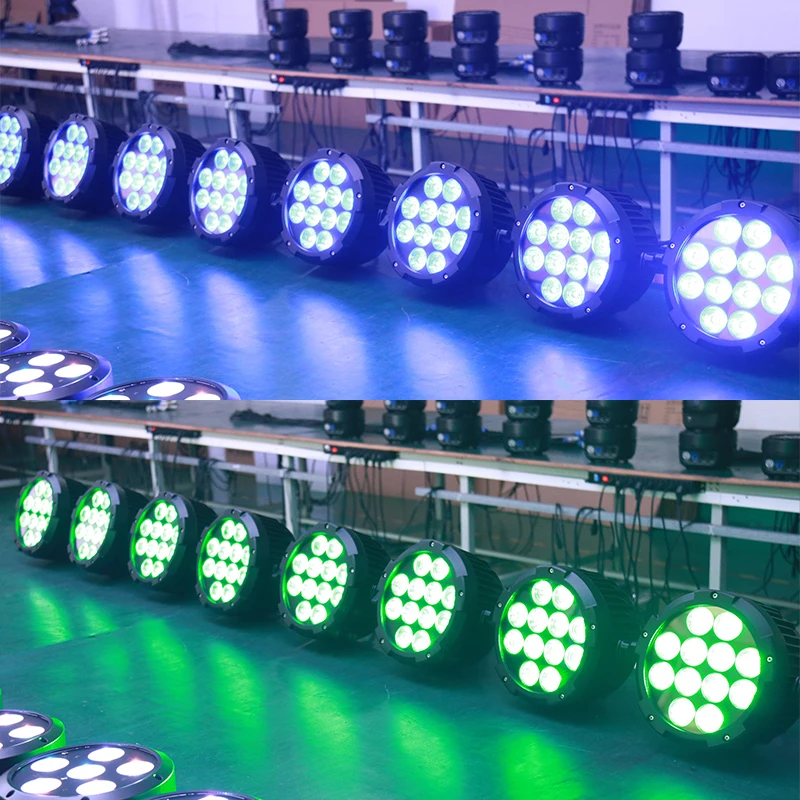 Marslite IP65 12x18w RGBAW UV Led Par Battery Wireless Wifi Battery Uplight Waterproof Led Par Light