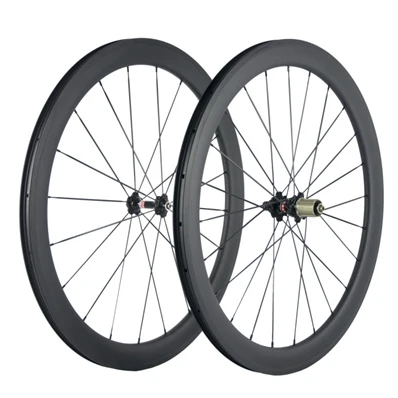 TB3369  TT Bike Tubeless Clincher 700C Fixie Wheel set Novatec Carbon Wheel Disc Track