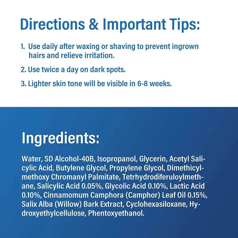 Лосьон после бритья для мужчин, сыворотка для вросших волос, 100 мл