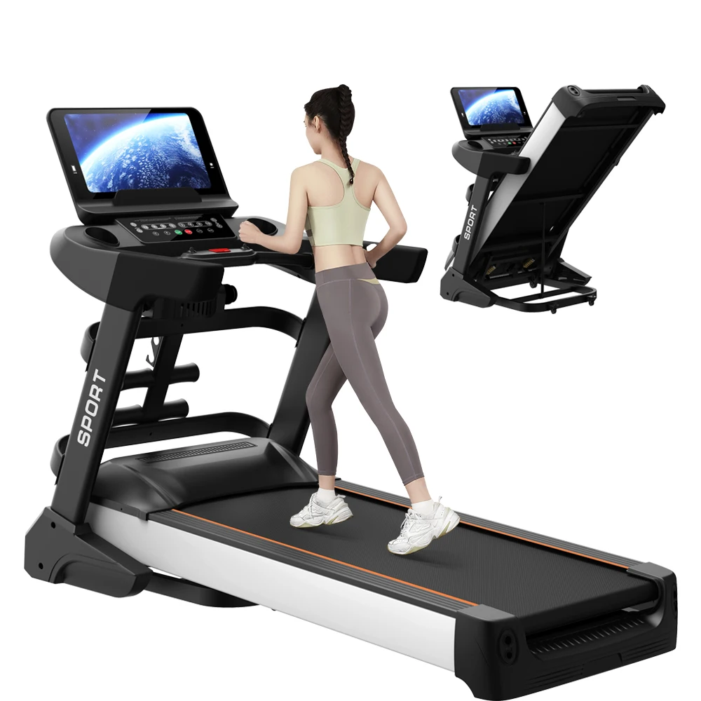 Электрическая складная беговая дорожка для фитнеса