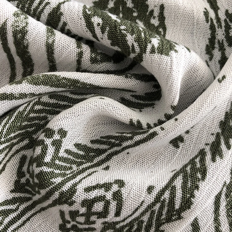 Hot selling woven 100% printed crepe rayon viscose fabric for garment