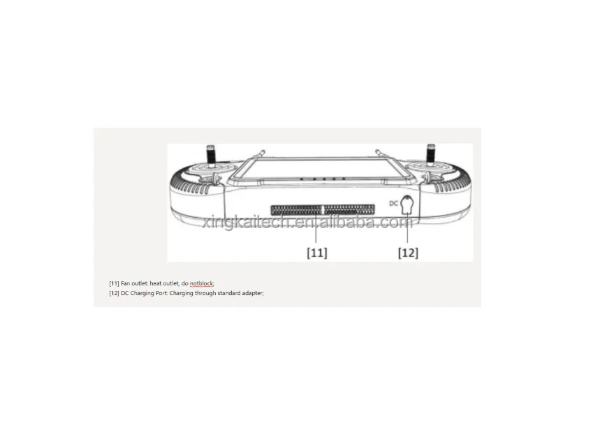 HD Screen Displays Radio Controller Transmitter Drone remote Control Drone Part Integrated With Remote Control UAV Drone