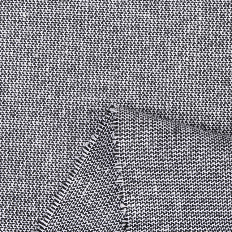 Wholesale Yarn Dyed Woven Design Polyester Men Cloth Fabric Custom Gray Color Jacquard Suit Fabric Linen