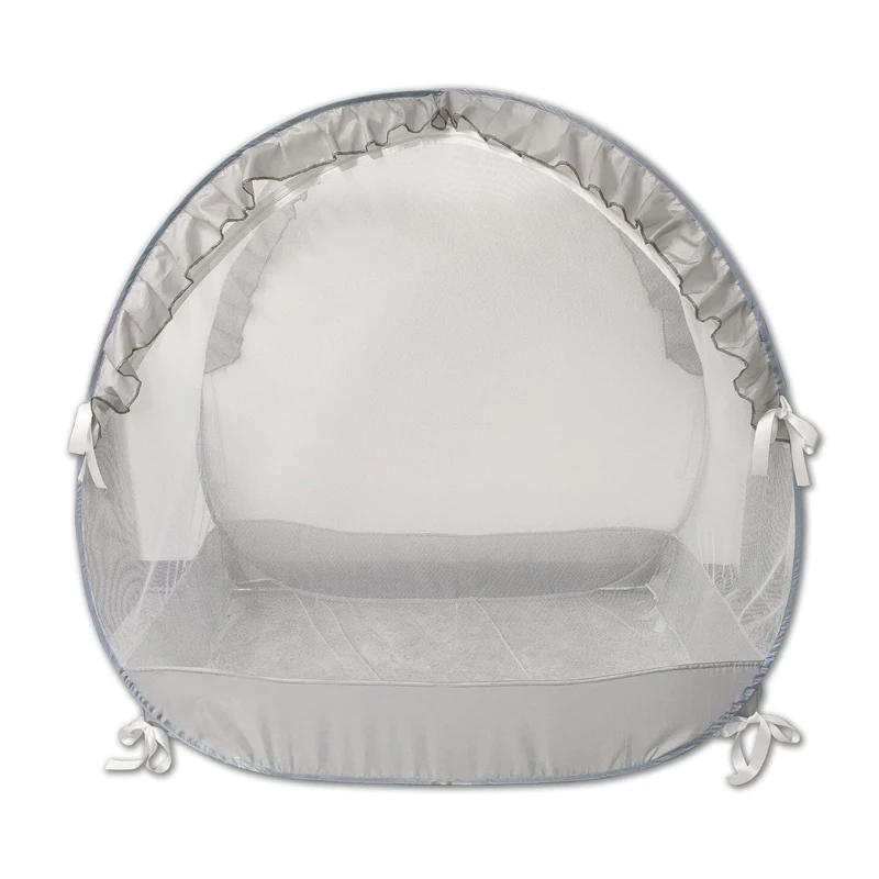 Factory custom baby yurt new style portable travel folding baby sleeping crib baby mattress with mosquito net