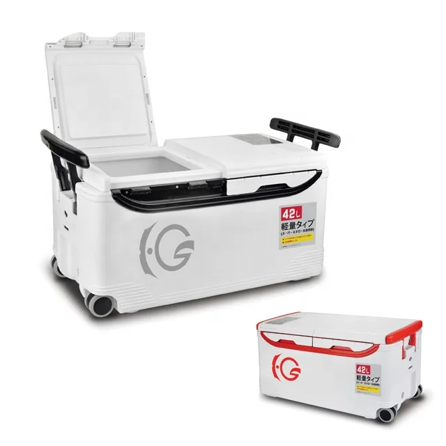 
Large capacity 50 Litre portable plastic Japanese style fishing tackle box 