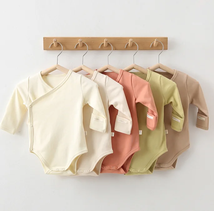 Оптовая продажа вязаный 2025 для новорожденных длинный Детский комбинезон девочек 3 месяца 6 месяцев 9-12 2 года комплект детской одежды