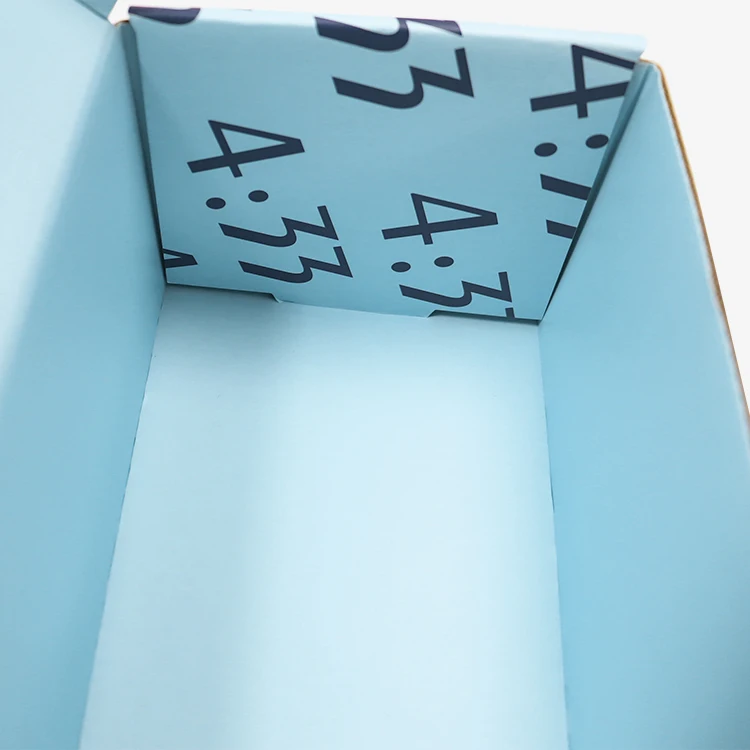 Custom printing logo corrugated packaging box factory custom sports shoe box