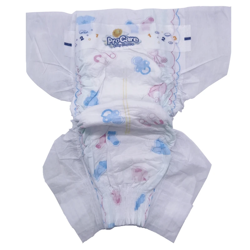 Procare OEM Pampering Swiss Quality Baby Diapers Nappies Soft Baby Diapers Huge Absorption