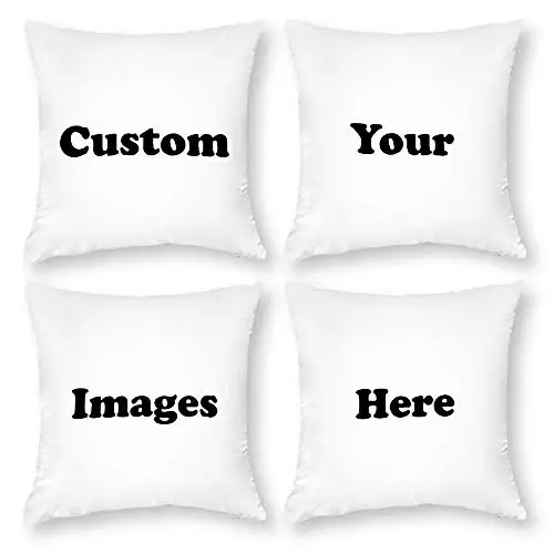 Wholesale Custom Logo Design Pillowcase Luxury Throw Pillow Cover Inch 45 X 45 Cm With Your Photos