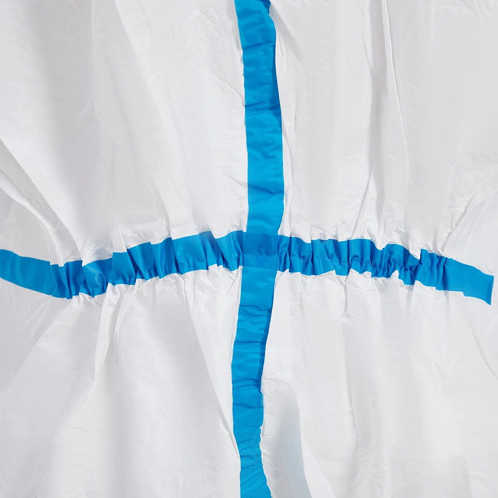 Factory Protection Chemical Protection Coverall Hazmat Type 3 4 5 6 Chinese Customized Designs Supplied