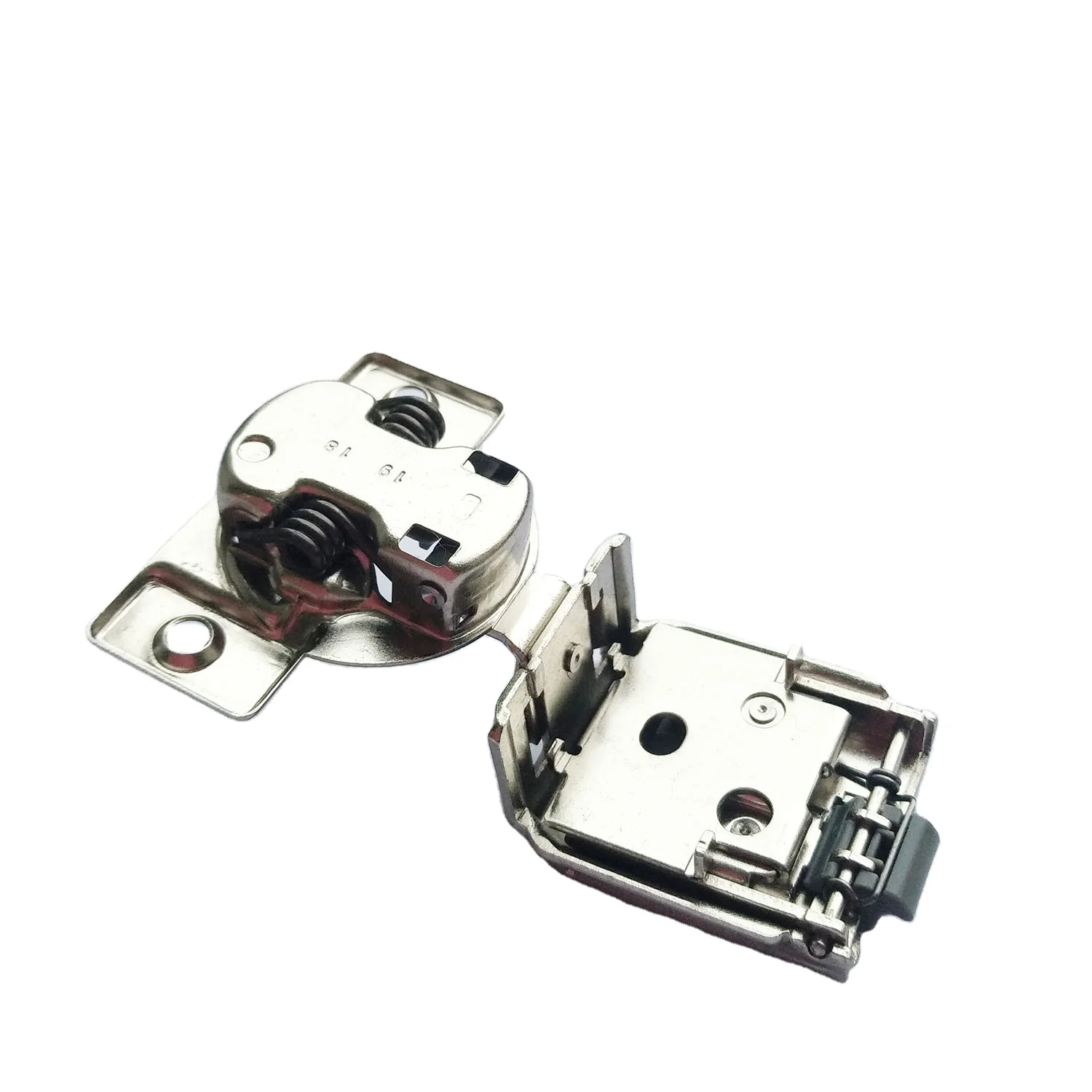 E-SHINING ESH002 3D Metal conclealed cabinet door hinge soft close hinge 105 degree 35mm Soft close clip-on face frame 3D hinge