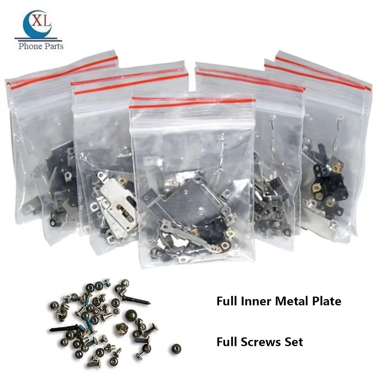 Replacement Full Set inner Spare Small Metal Parts Holder Bracket for iPhone 11 12 13 14 Pro Max 12 13 Mini 14 Plus with Screw