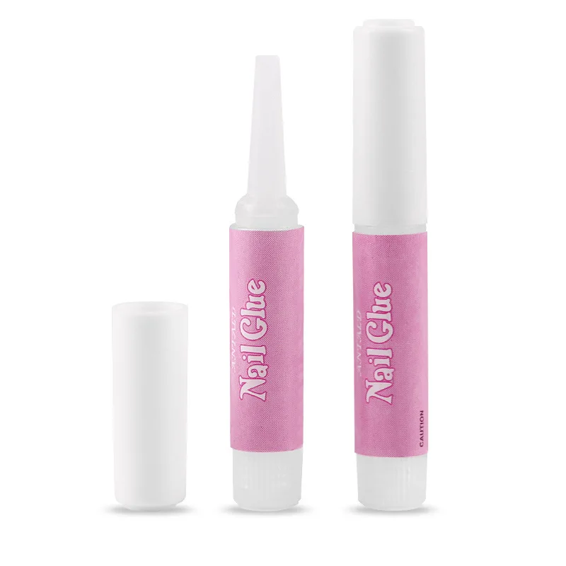 Quick-drying Non-toxic Strong Long Lasting cyanoacrylate uv glue for nail stick on nail mini nail glue set