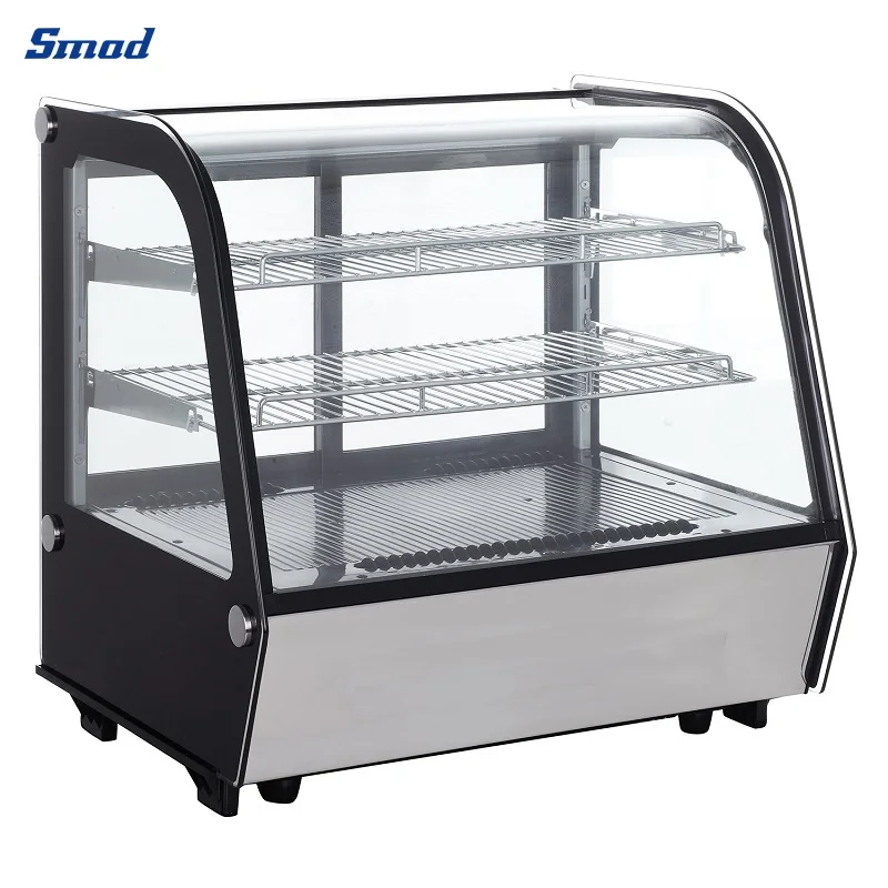 SMAD 100L витрина для еды с подсветкой, Индивидуальный маленький стеклянный шкаф, витрина для тортов