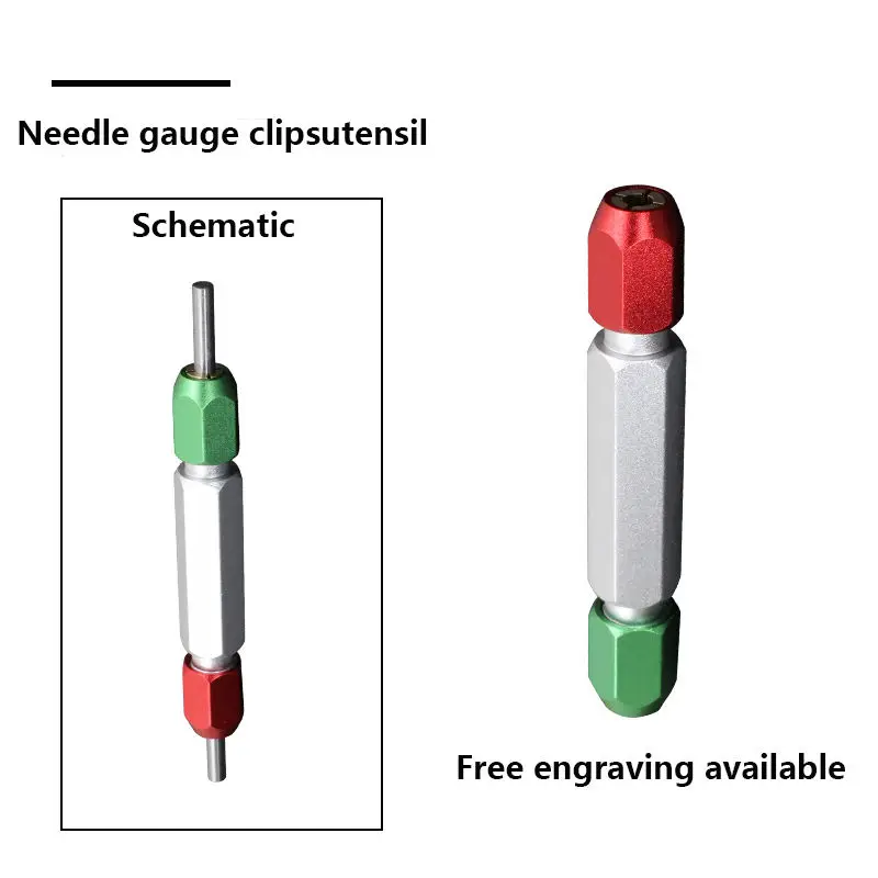 Customize High Precision Bearing Steel Cemented Carbide 0.1 To 10 Spacing 0.01mm Needle Type Pin Plug Gauge