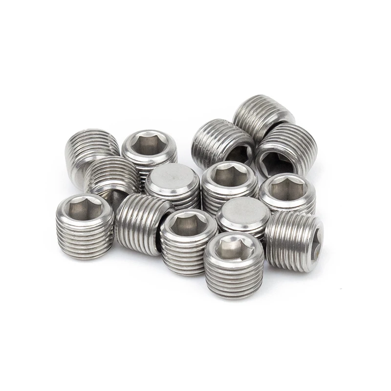 M20*1.5 DIN906 Stainless Steel Hexagon Socket Pipe Plugs Hex Thread Socket Pipe Plug for Sealing Pipe Port