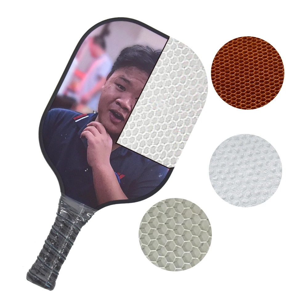 По индивидуальному заказу из углеродного волокна Honeycomb Pickleball; Под заказ; Настольный теннис ракетки
