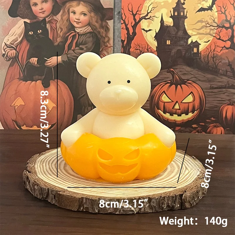 Thanksgiving Pumpkin Spice Soy Wax Candles Long-Burning Centerpieces for Dining Table decor Fall Scented Candle with Fragrance