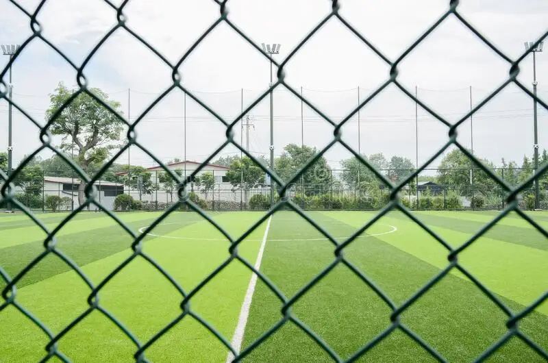 Football Stadium Field Chain Link Fence Football Stadium Wire Mesh Fencing