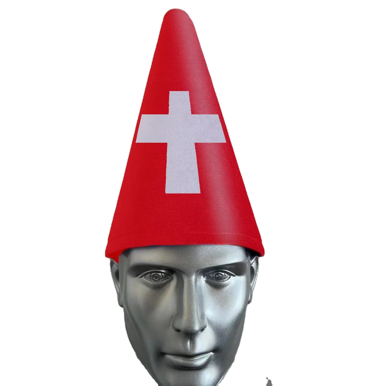 Switzerland Football Fans Megaphone Hat  Party Hat megaphone hat for 2022 sports fans